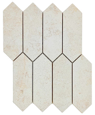 Ice / 2x6.5 Picket Stretch Mosaic / Matte