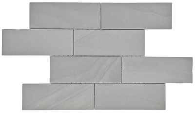 Laguna / 3x8 Brick Mosaic / Matte