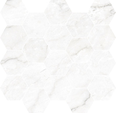 Ghiaccio / 2.5x3 Hexagon Mosaic / Matte