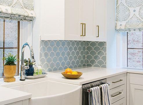 Essentials Glass Tile Scallops