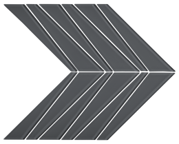Grafite / Chevron Mosaic / Glossy