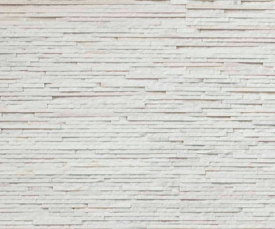 Arctic White Thin Angled Quartzite / 6x24 / Natural