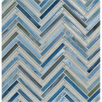 Surin / .5x4 Zig&Zag Chevron Mosaic / Glossy