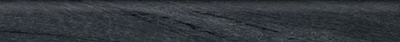 Raven Black / 3x24 Bullnose / Matte