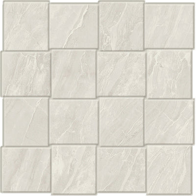 Vanta White / 2.72x3 Basket Mosaic / Matte
