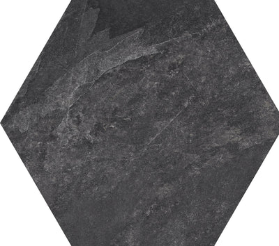 Black / 9.5x11 Hexagon / Matte