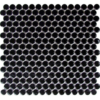 Black / Penny Rounds / Glossy