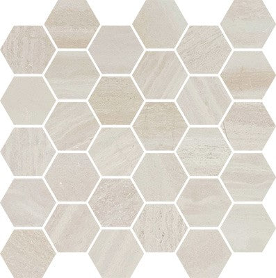 Beige / 2.5x2.5 Hexagon Mosaic / Honed