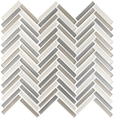 Dusk / .5x2.875 Herringbone Mosaic / Glossy