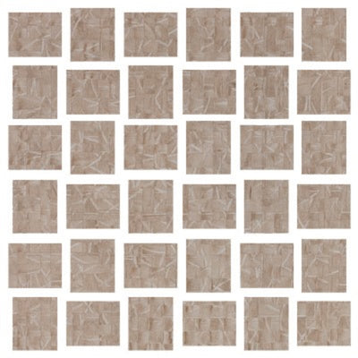 Beige / 1.5x2 Intreccio Mosaic / Matte