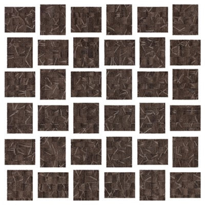 Brown / 1.5x2 Intreccio Mosaic / Matte