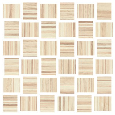 Beige / 1.5x2 Intreccio Mosaic / Matte