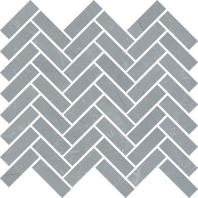 Steel Grey / 1x3 Herringbone / Porcelain Matte