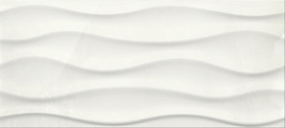 White / 10x22 Wave / Ceramic Glossy