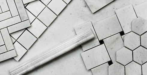 Somerset White Marble Mosaic