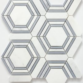 Natural Stone Hexagon Mosaic