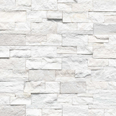 Artic White Quartzite / 9x24 / Splitface