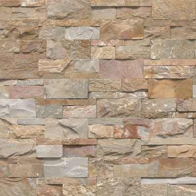 Golden White Quartzite / 9x24 / Splitface